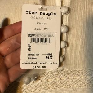 BRAND NEW FREE PEOPLE SEE THROUGH DRESS